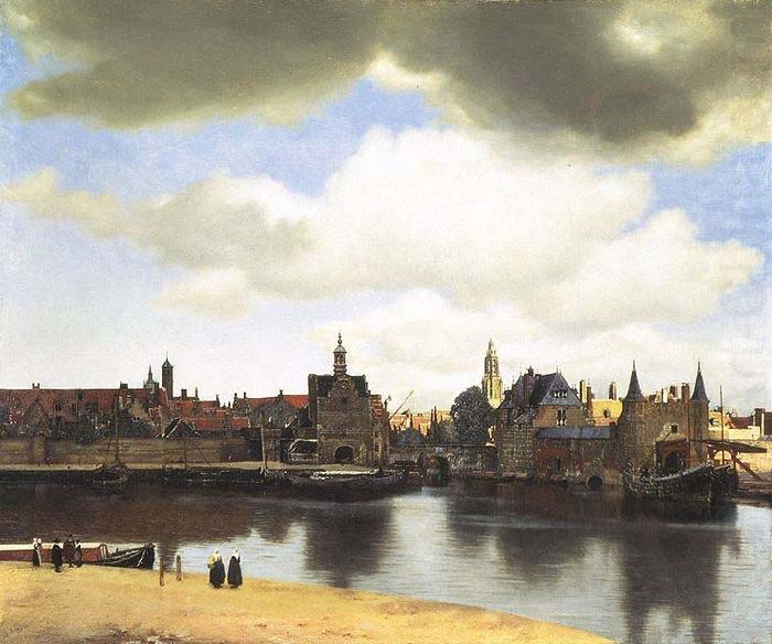 View of Delft,, Johannes Vermeer